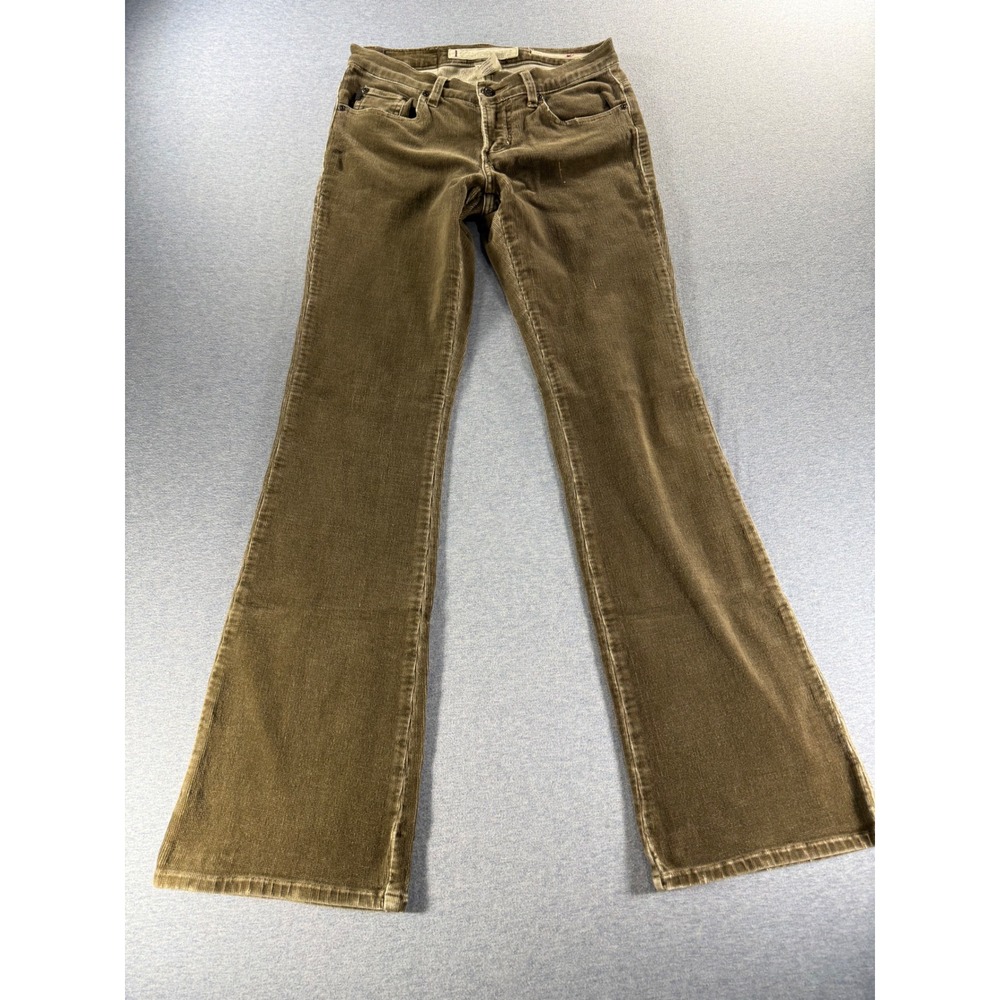 Vintage Z. Cavaricci Brown Corduroy Flare Pants Low Rise Size 3 638-616A